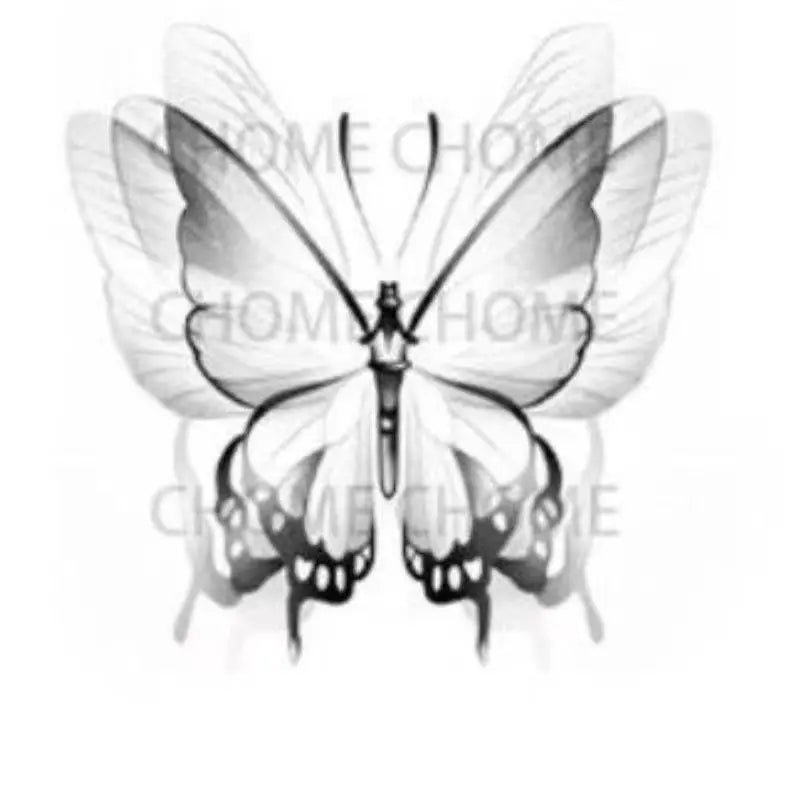 4pc/Lot Butterfly Effect Wings Temporary Tattoo