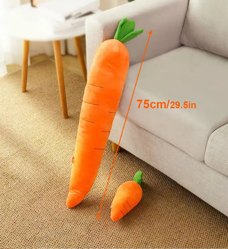 Carrot Plush Toy Pet Chew Toy