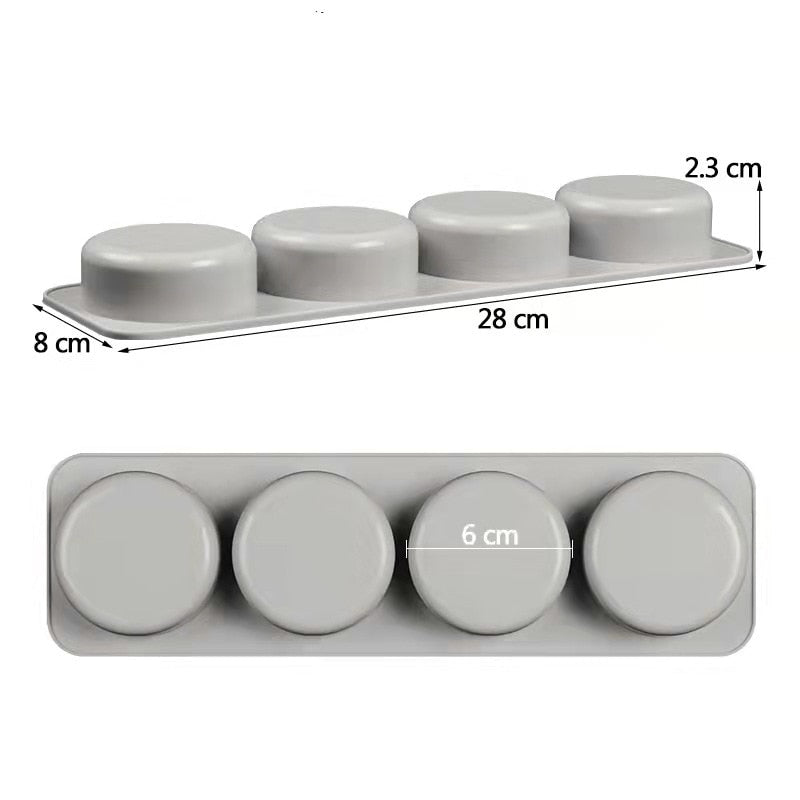 Flower Shaped Silicone Soap Mould DIY Handmade Cake Chocolate Candle Moulds