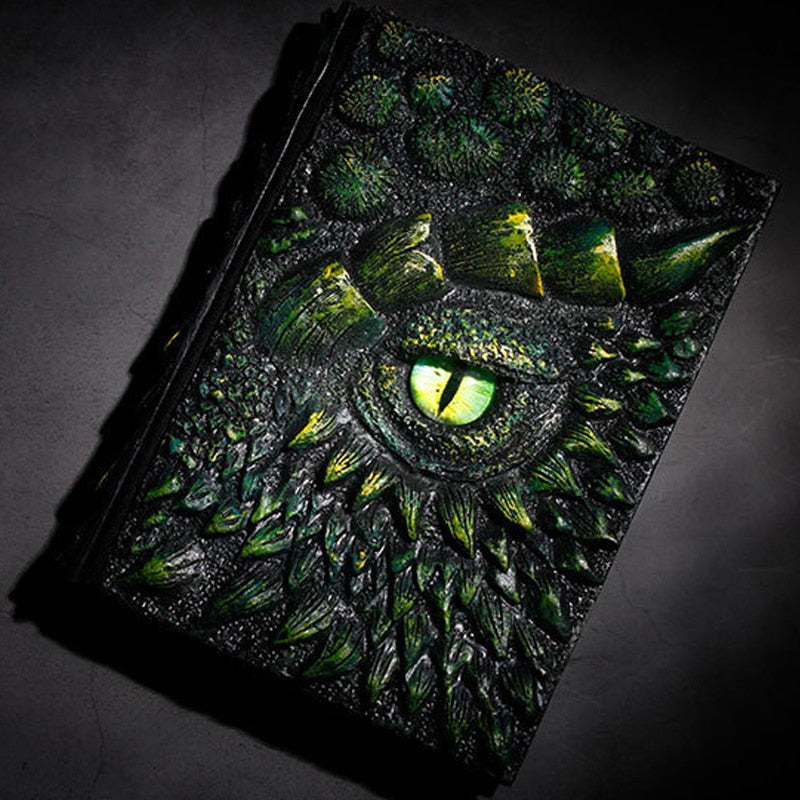 Dragon's Eye Embossed Resin Notebook A5 Journal