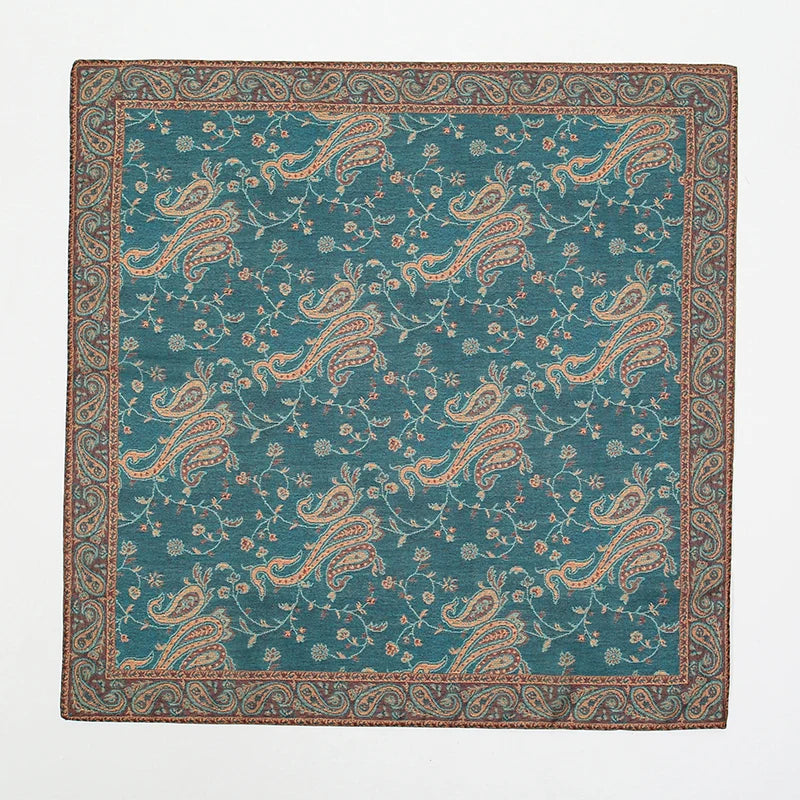 Paisley Print Scarf Square Bandana Neckerchief Hair Ribbon Headband Hair Accessories