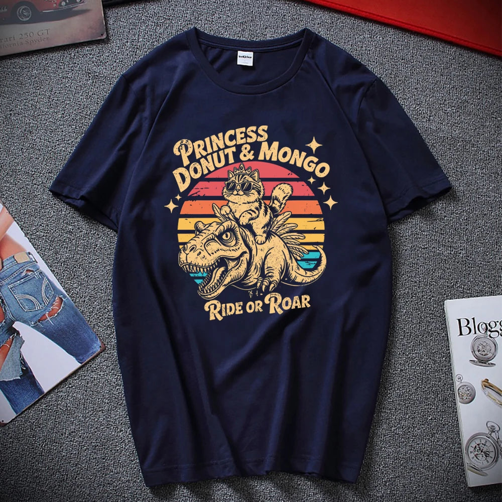 Princess Donut & Mongo T-Shirt Dungeon Crawler Carl Sci-Fi Book Lover Tee