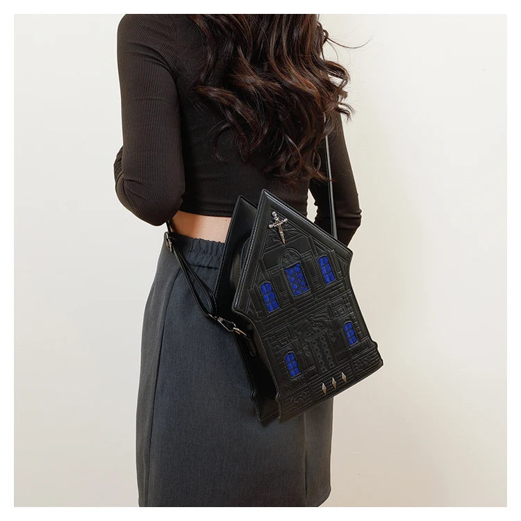 Haunted House Crossbody Bag