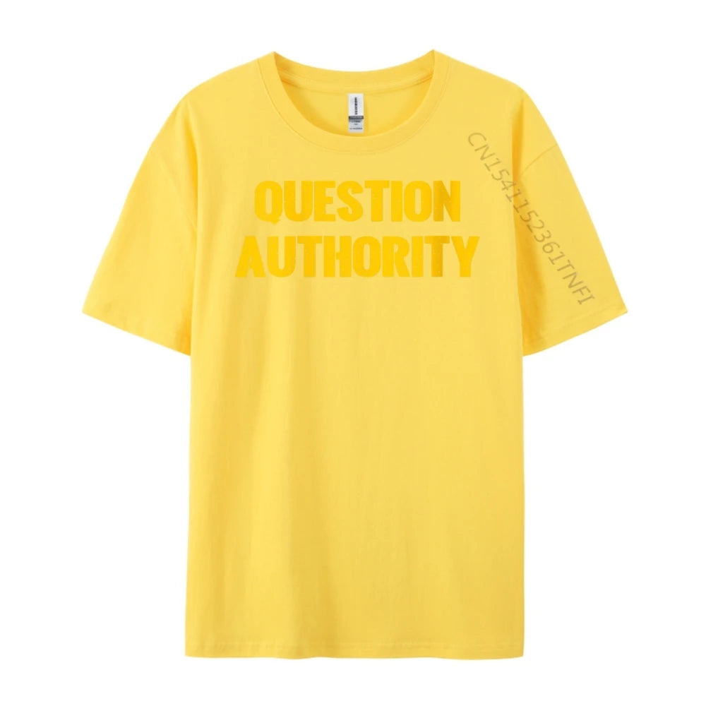 Question Authority Men's T-Shirts