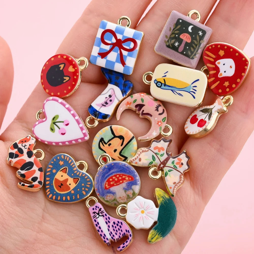 1Pc Dopamine Pendant Charms for DIY Jewellery Making