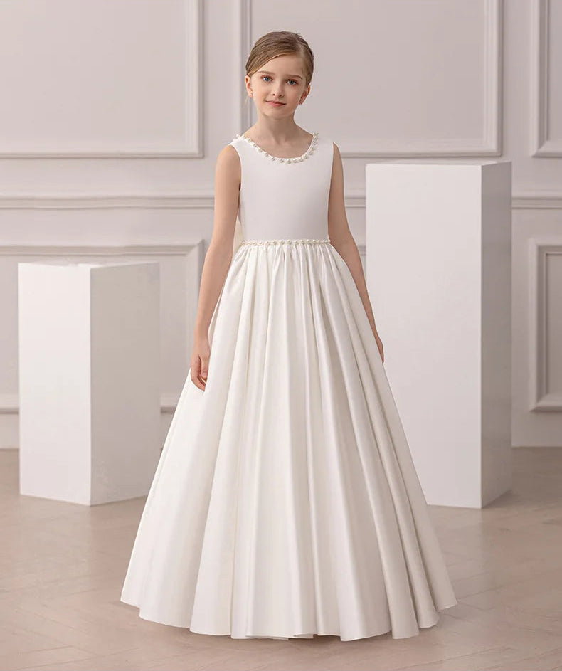 Girls' Evening Dress Children's Birthday Special Occassion Formal Dress Long Gown