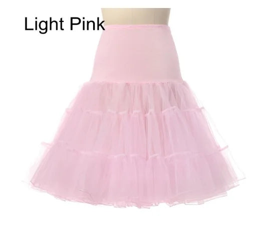 Colourfun Pettiskirts Cosplay Rockabilly Crinoline Underskirt