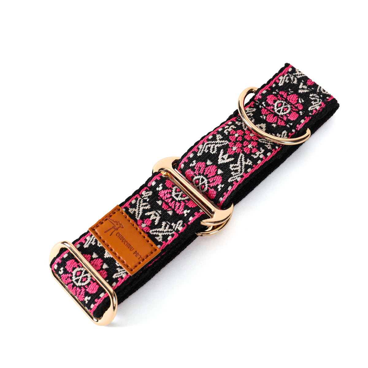 Embroidered Pet Collar Adjustable Small-Large Dog Accessories