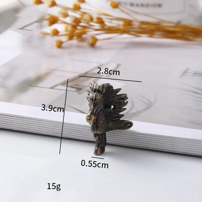 4Pcs Antique Wood Box Feet Leg Corner Protector Jewelry Gift Box Decorative Feet Metal Corner Bracket For Furniture Hardware