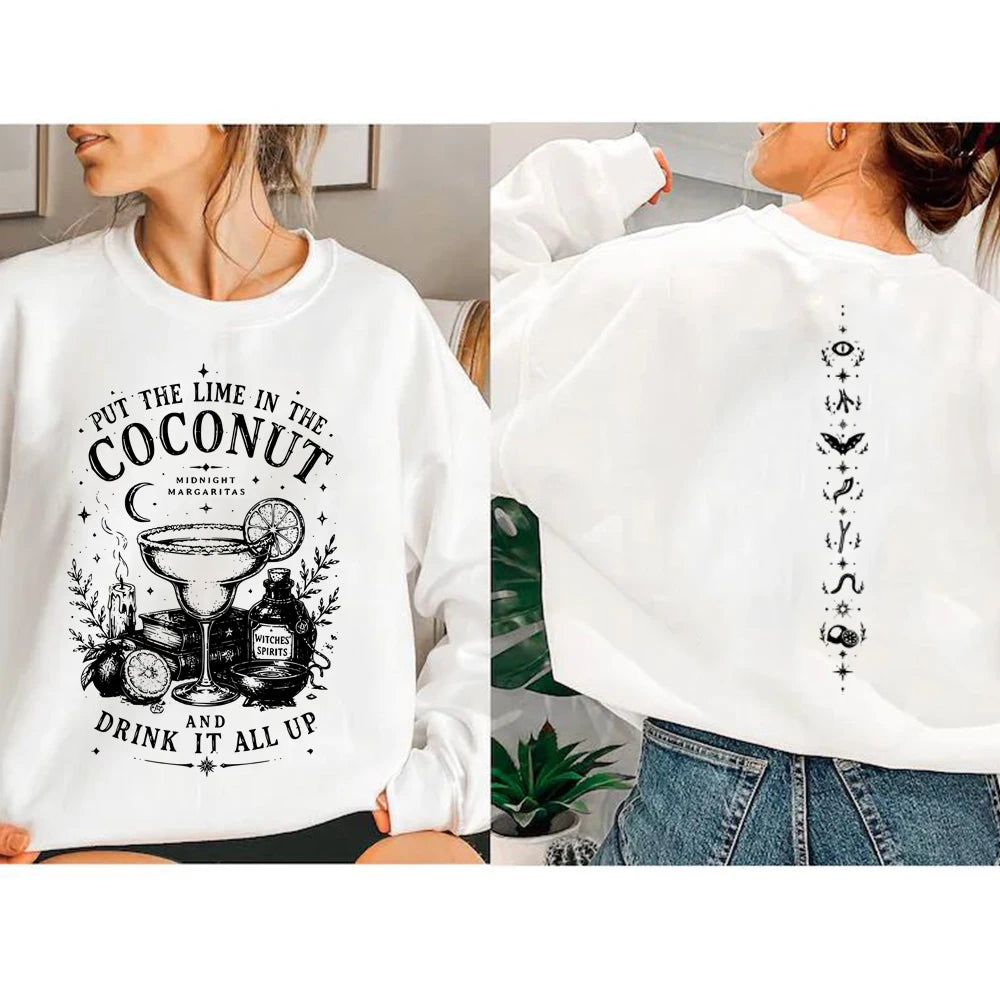 Midnight Margaritas Practical Magic Sweatshirt Pullover