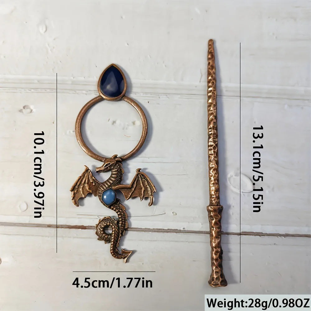 Flying Dragon Middle Ages Hairpin
