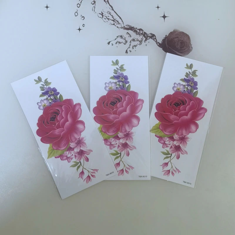 Dark Bow Temporary Tattoos Body Art
