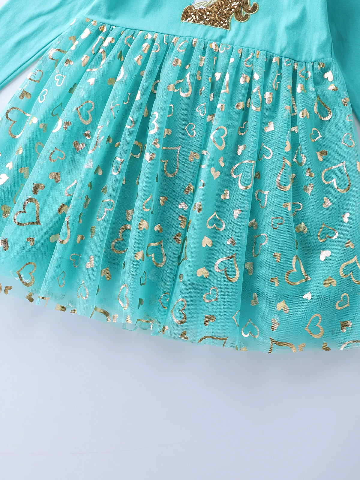 Girls' Long Sleeve Unicorn Dresses