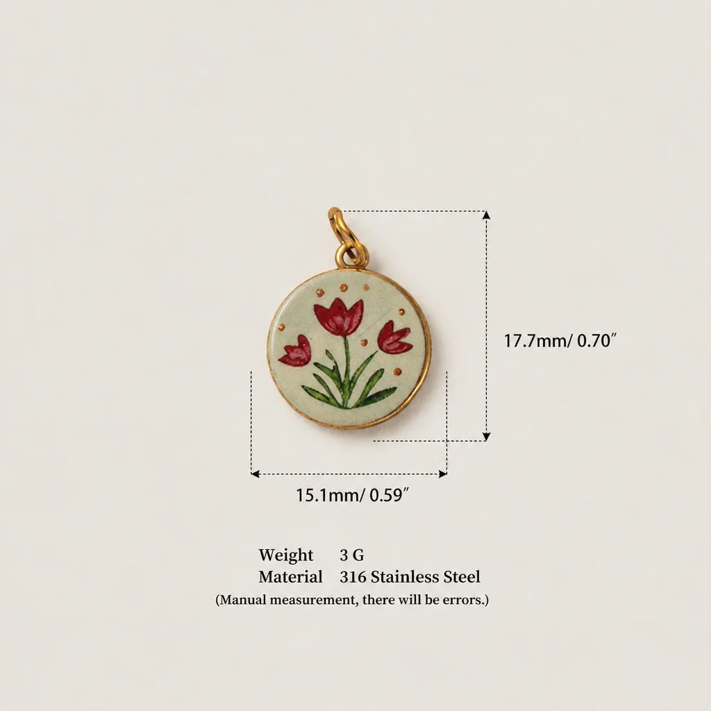 Woodland Cottage Pendant Charms for DIY Jewellery Making