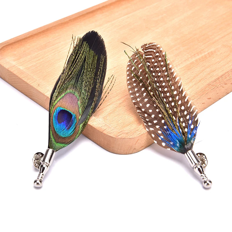 Feather Lapel Pins