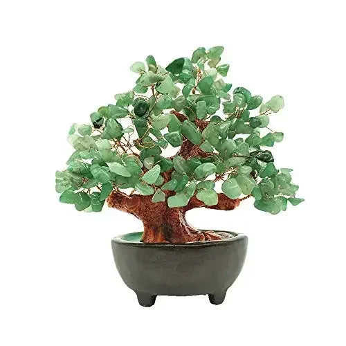 7 Inch Quartz Crystal Money Tree Bonsai Feng Shui Gem Decoration