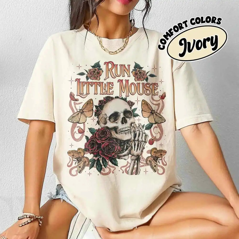 Run Little Mouse Haunting Adeline T-shirt Dark Romance Book Lover Gifts
