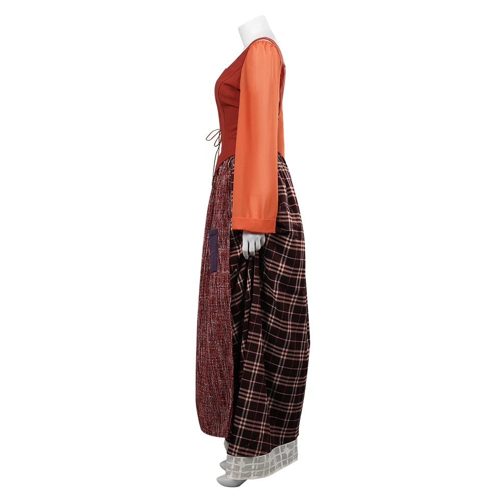 Hocus Pocus Movie Sanderson Sisters Witch Costumes Cosplay Outfits Halloween