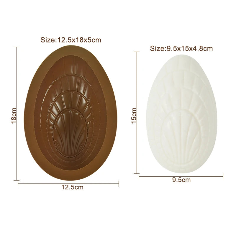 Easter Egg Silicone Mould Half Chocolate Egg DIY Baking Tool