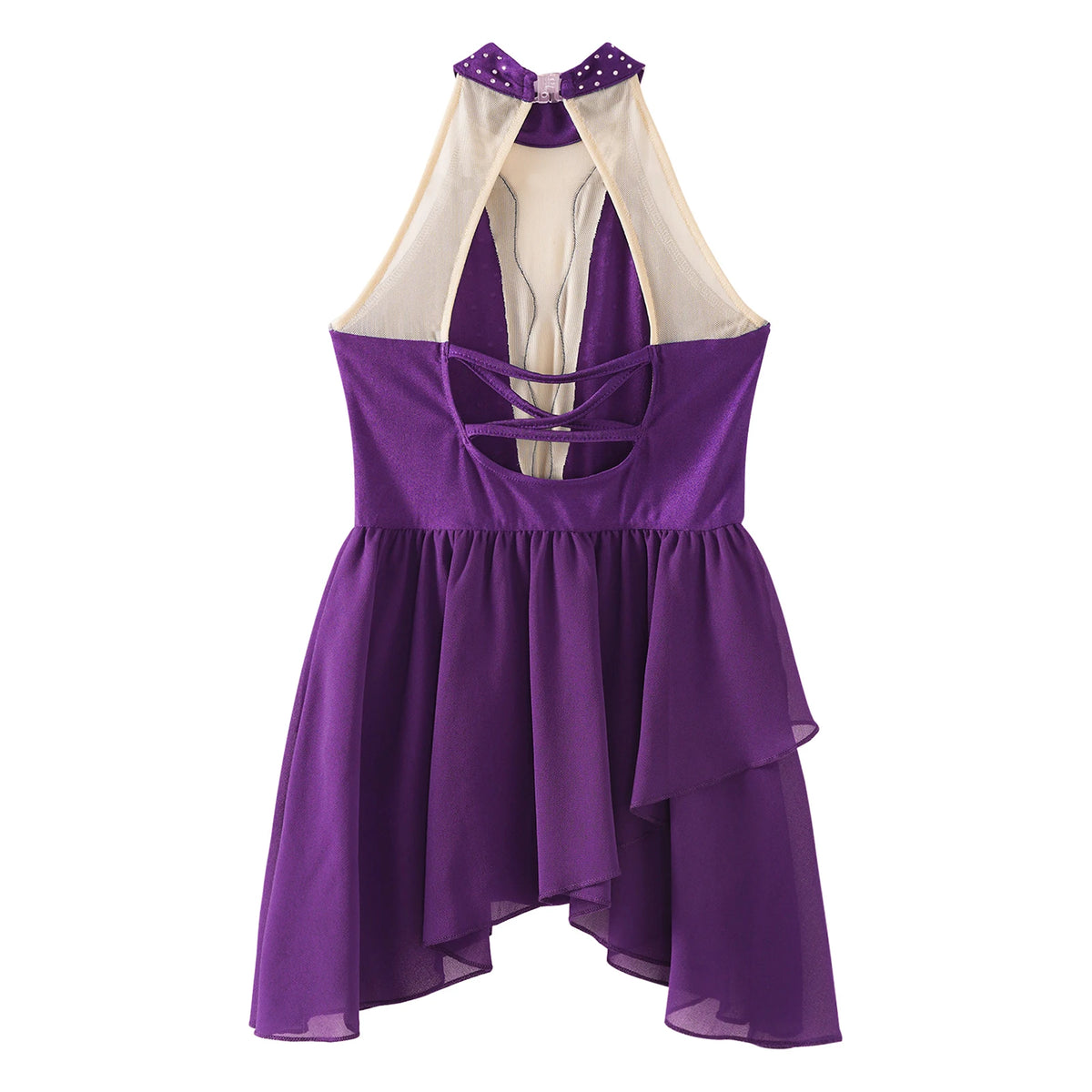 Girls Ballet Leotard Figure Ice Skating Dancewear Stage Costume