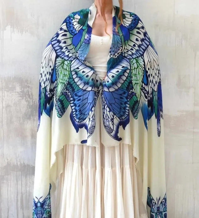 Wings Fantasy Shawl Scarf Festival Cloak Rave Accessories
