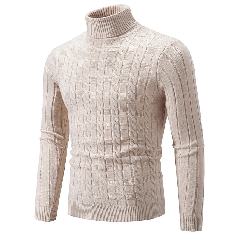 Woodsman Turtleneck Pullover Knit Sweater