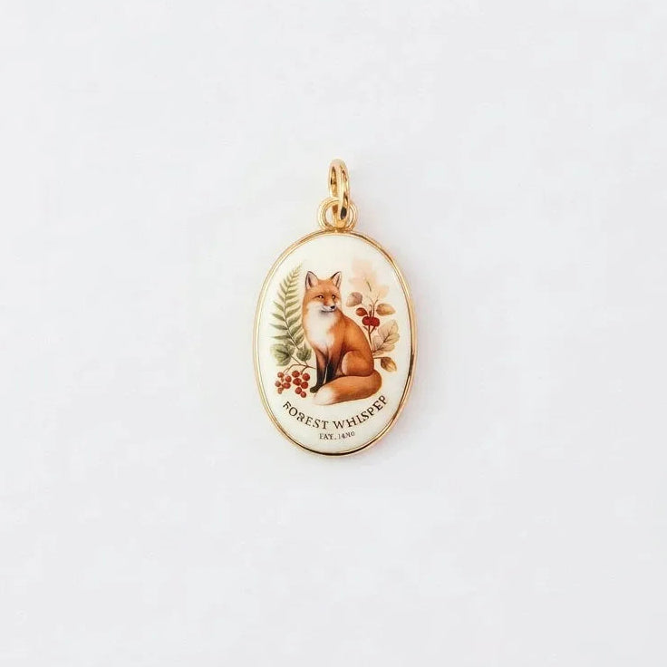 Woodlands Ceramic Pendant Charms DIY Jewellery Making