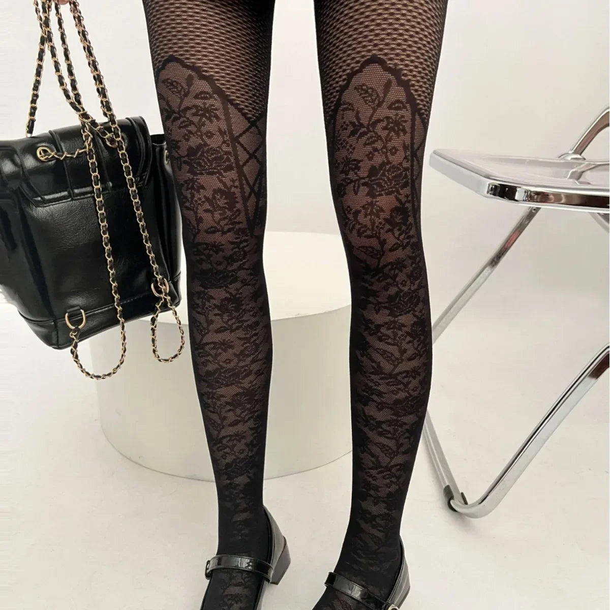 Night Rose Stockings
