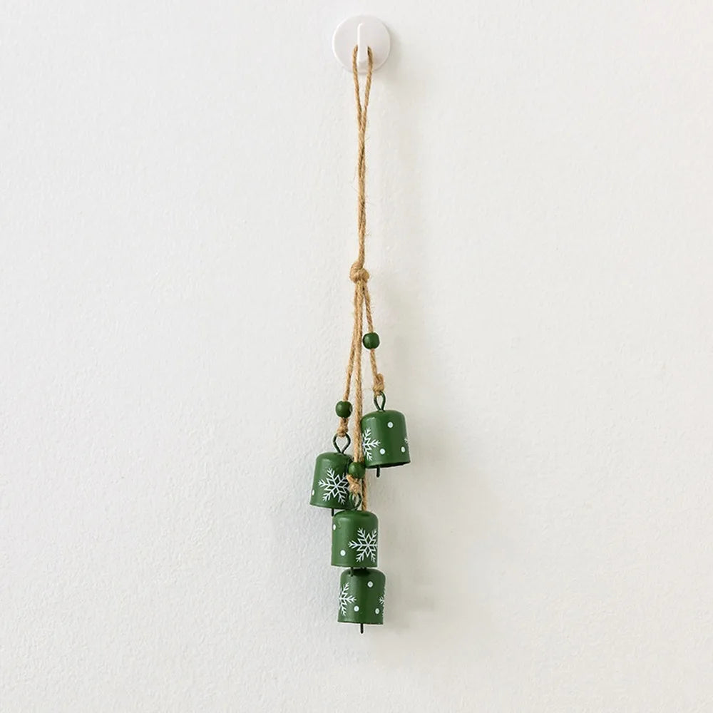 Christmas Bells String Iron Xmas Decoration