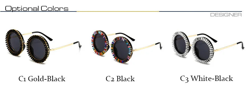 Circle Bling Sunglasses UV400