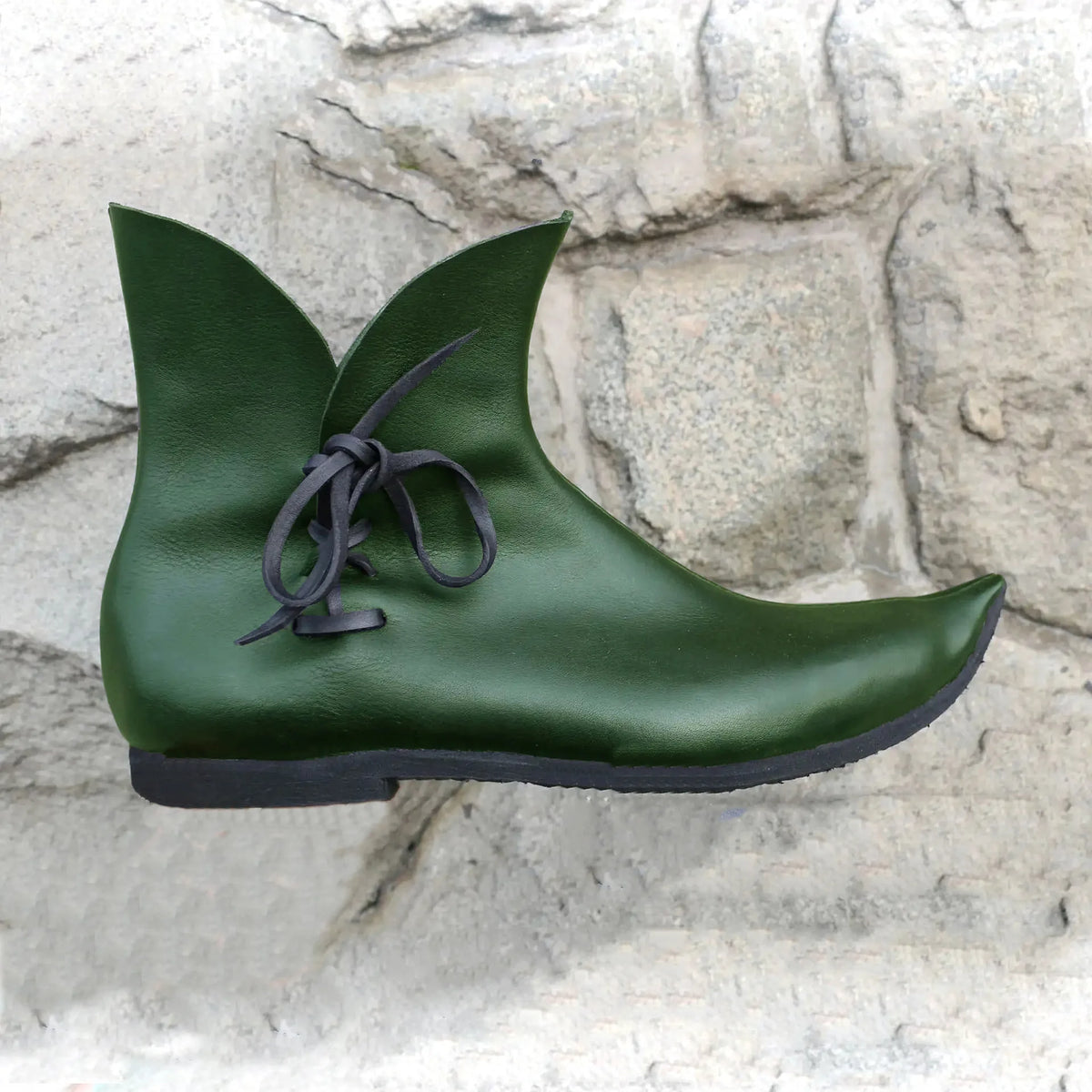 Pointy Crakows Medieval Faux Leather Poulaine For Nobles Renaissance Cosplay