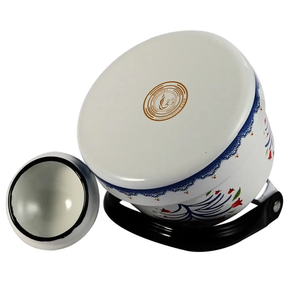 Enamel Tea Kettle 1.1L, 17L or 2.5L Stove Top Tea Pot No Whistling