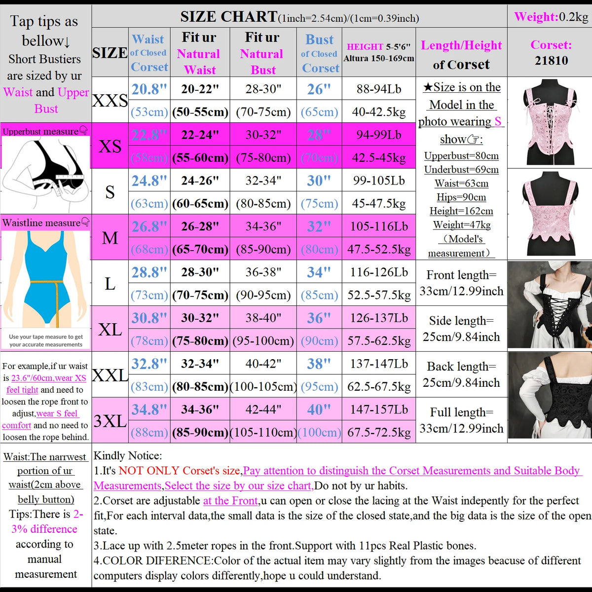 Pirate Jacquotte's Buxom Binder Lace Up Corset
