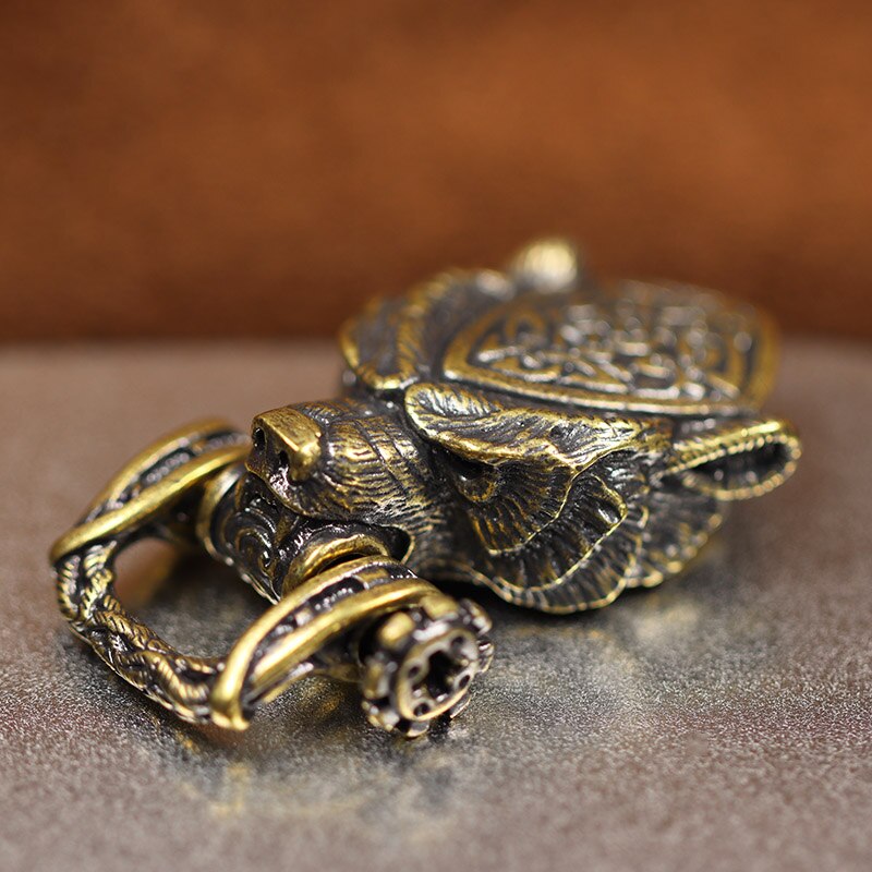 Brass Bear Head for Paracord Wristbands