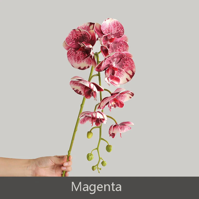 1 Stem Artificial Moth Orchid Butterfly Flower