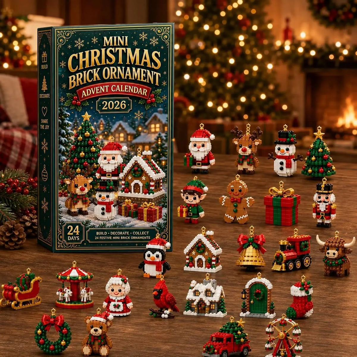 Christmas Craft Advent Calendars 24 Days of Christmas Miniatures To Make and/or Collect 17 Sets to Choose From