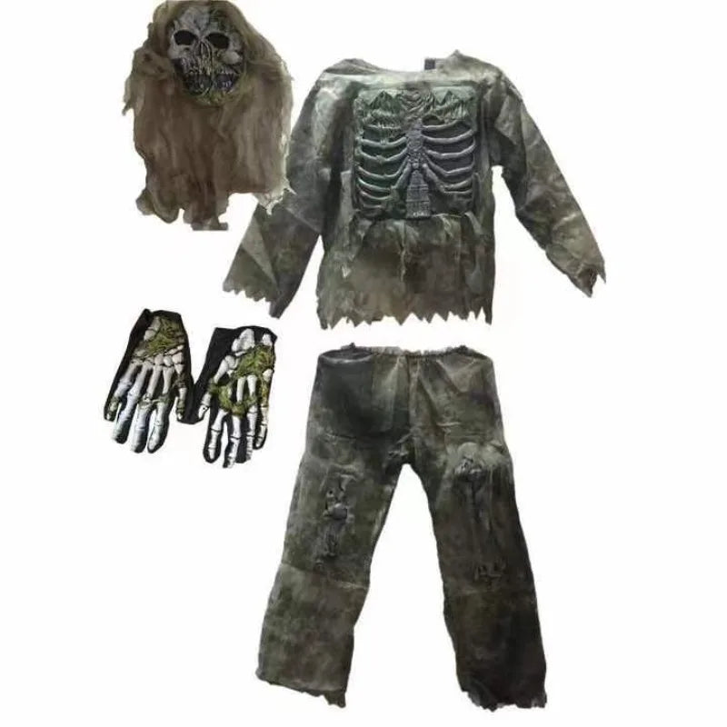 Zombie Costume for Kids Adult Living Dead Zombie Costume Monsters Costume for Halloween Spooktacular