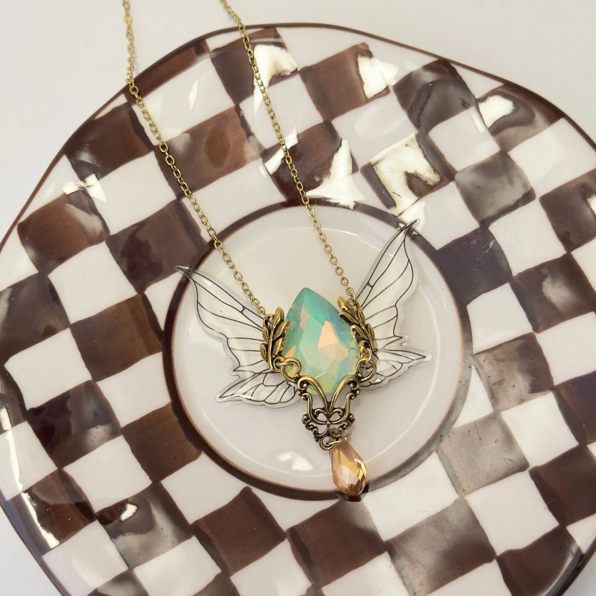 Elven Amulet Butterfly Choker Necklace