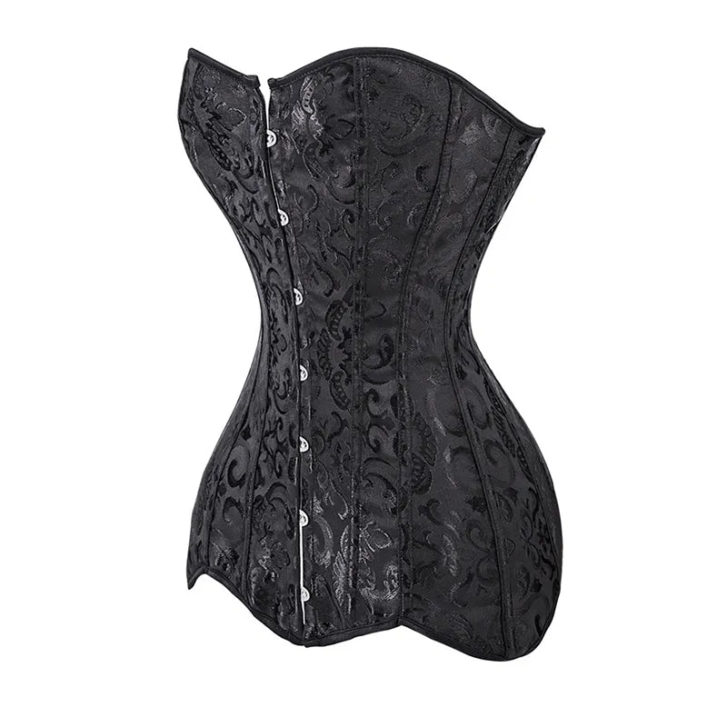 Extra Long Jacquard Corset
