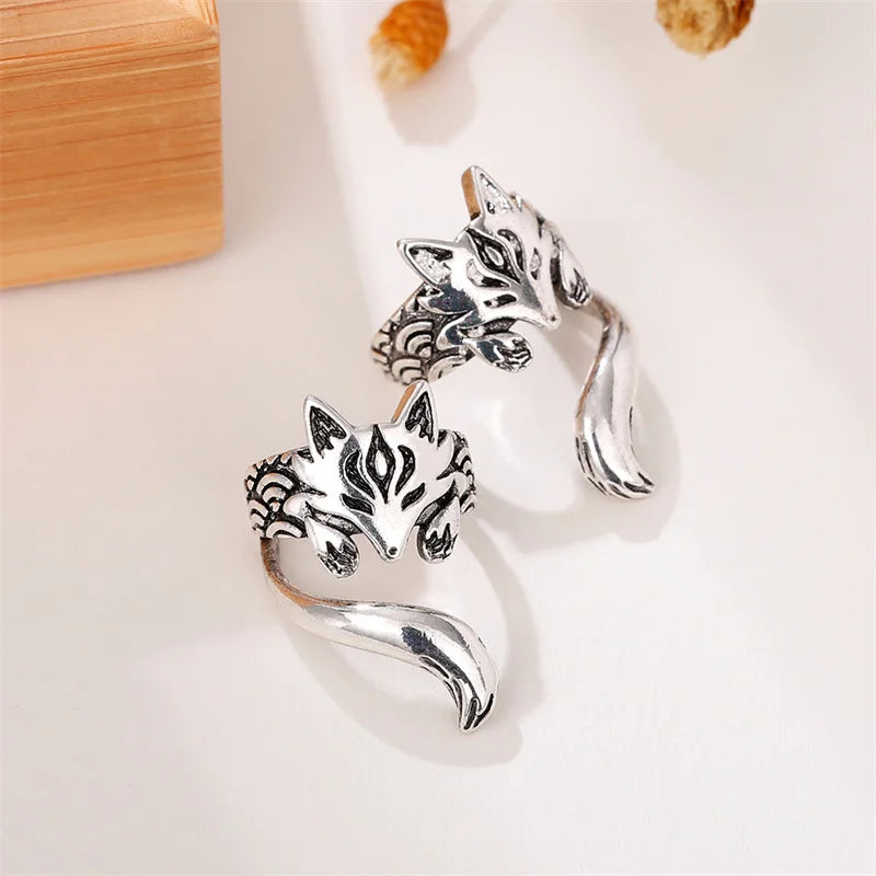 Fox Ear Cuffs Non-piercing Clip Earrings