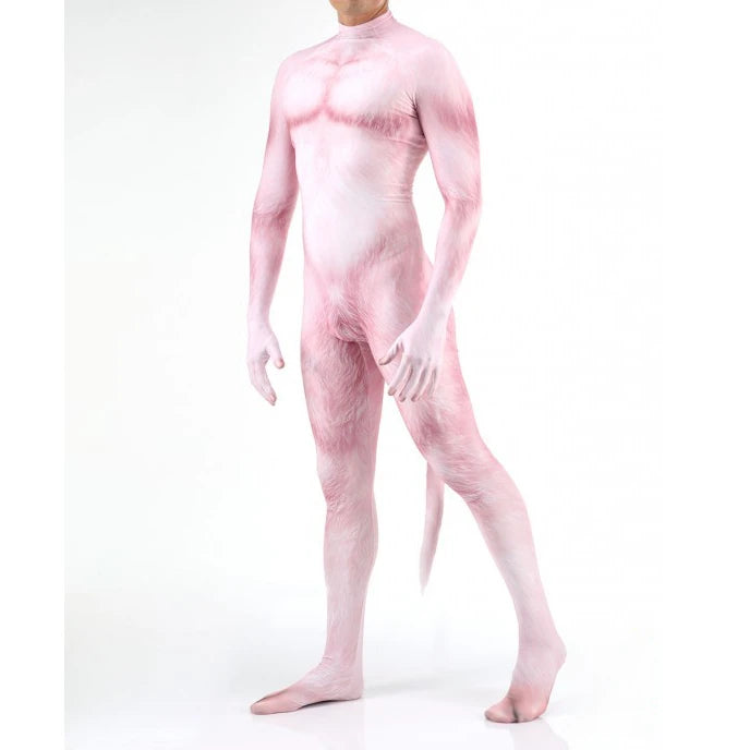 Animal Cosplay Carnival Costume Adults Bodysuit Unisex with Paws and Tail