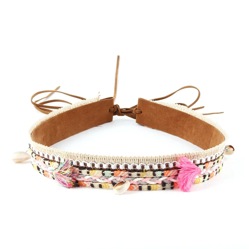 Cowrie Shell Hat Band Belts