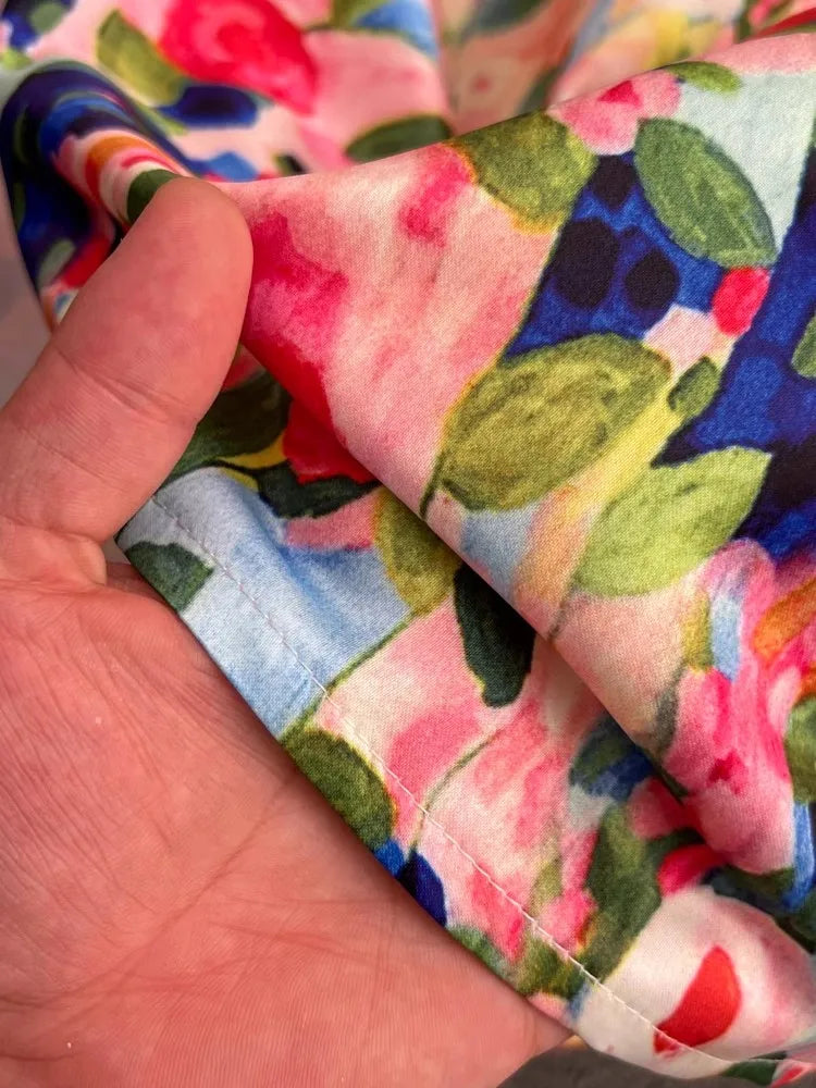 Spring Races Floral Tank Dress with Pockets