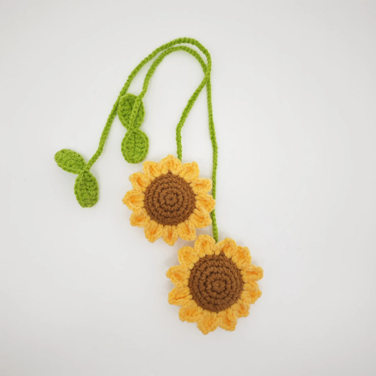 Set of Two Mushroom Sunflower Curtain Tiebacks