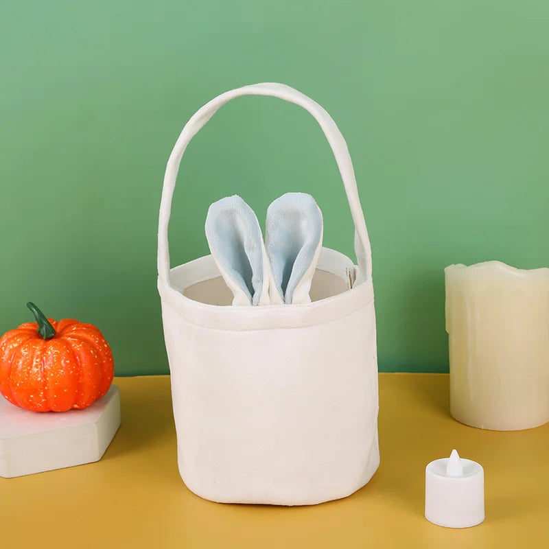Velvety Easter Egg Hunt Rabbit Bags