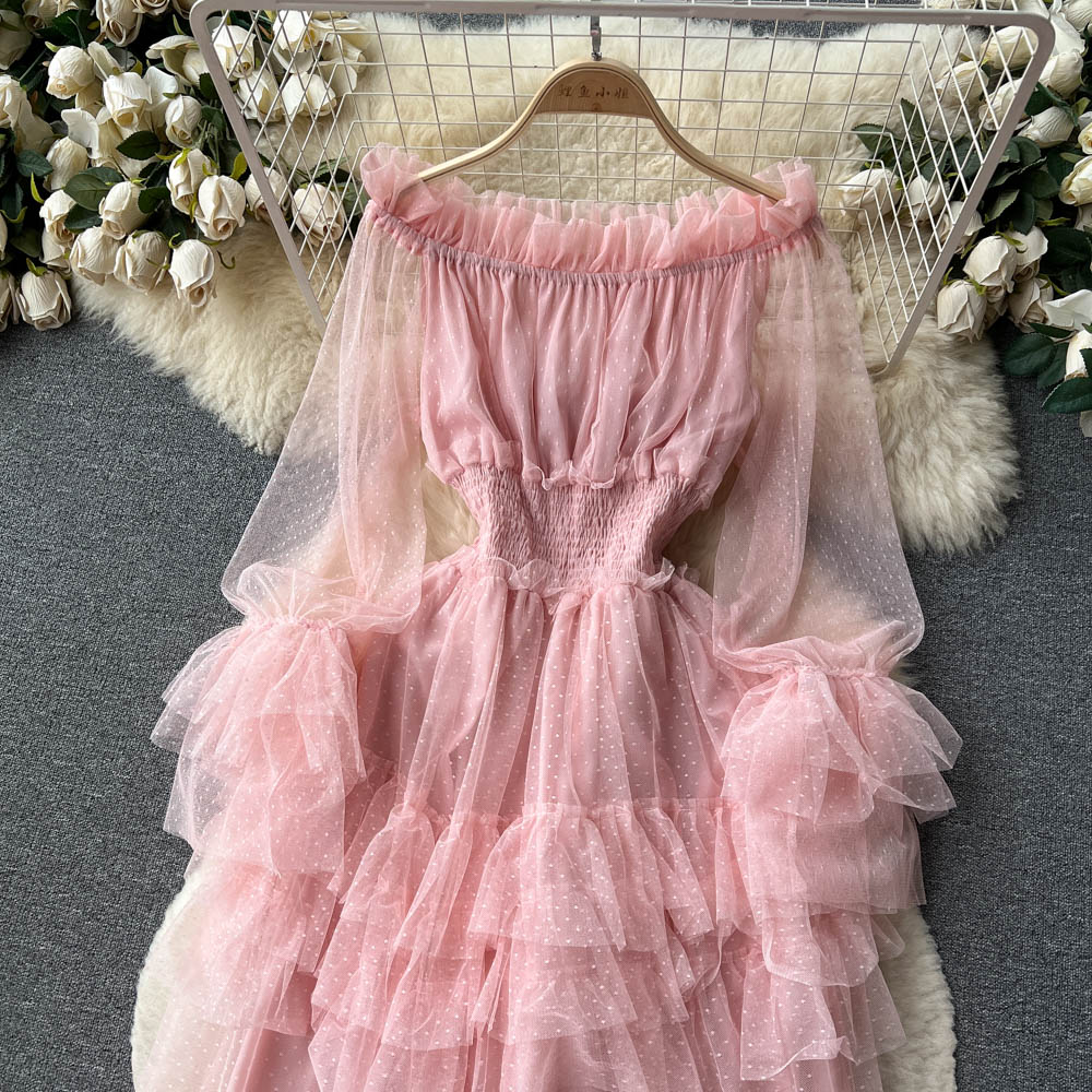 Cadenza's Cake Mesh Party Dress