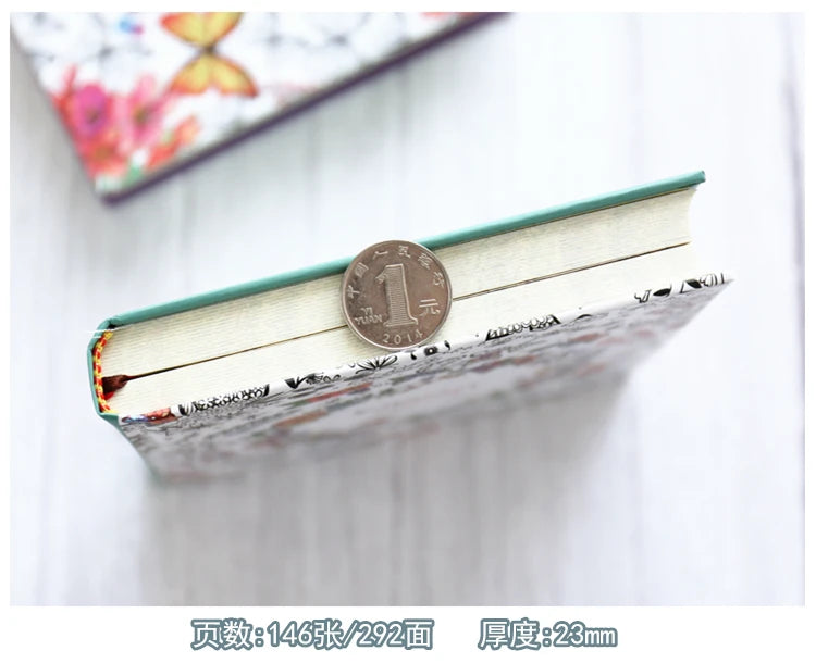 Colouring Notebooks Hardcover Art Journal 148 Sheets Illustrated Diary
