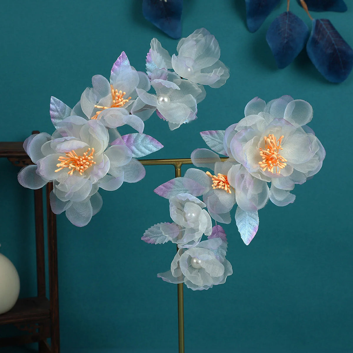 Silk Peony Hair Clip 1/2pcs Flower Hairpins Handmade Bridal Hair Accessories