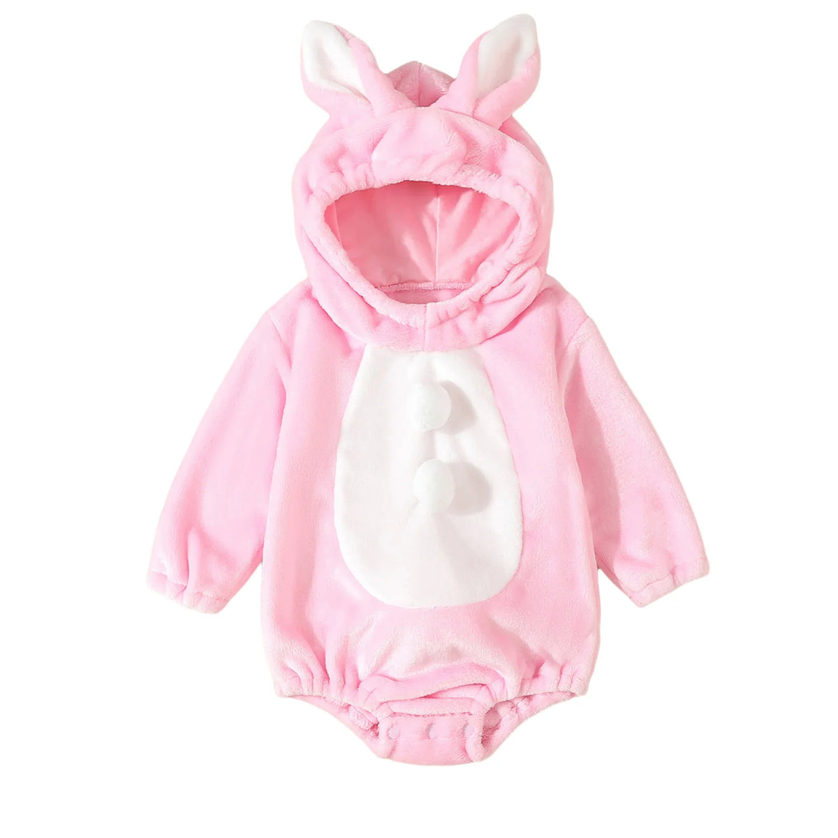 Winnie The Poo Costumes Baby Boys Girls Flannel Hooded Romper