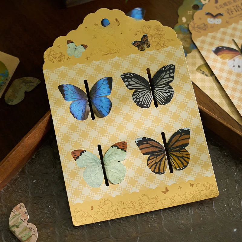 Set of 4 Butterfly Bookmarks Magnetic Page Holder